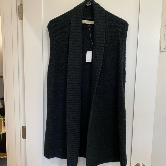 Loft Sweater Vest Cardigan - Picture 1 of 3